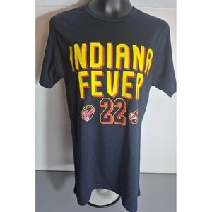 Caitlin Clark WNBA Indiana Fever Unisex Adult S #22 T-Shirt Navy Blue NEW NWT